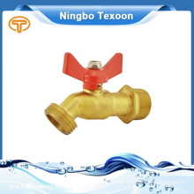 brass ball valve with hose end T handle garden faucet